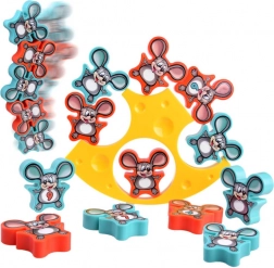 Joc de echilibru pentru familie cu șoricei căzători