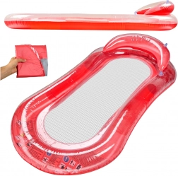 Saltea gonflabilă cu spătar și plasă pentru apă roșie Bestway