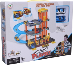 Garaj din plastic cu lift și 2 mașini