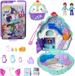 Polly Pocket Căsuța Compactă de Gheață cu Pinguini