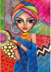 Puzzle brunetă 1000 piese MAGNOLIA