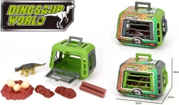 Dinozaur în cușcă cu accesorii