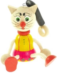 Pisică pe arc pentru copii