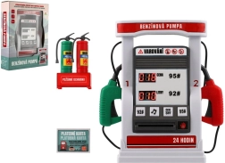 Pompă de benzină pentru copii, pe baterii, cu sunet și lumină