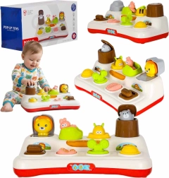 Joc interactiv pop-up cu animăluțe, lumini și sunete 18+ luni