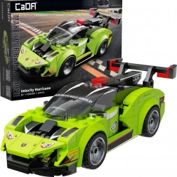 Set de construcție CaDA mașină urbană verde Velocity Hurricane 165 piese