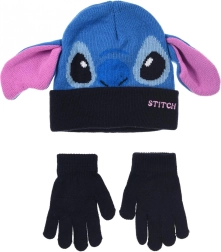 Căciulă și mănuși pentru copii Lilo și Stitch