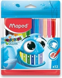 Set de carioci colorate MAPED Color'Peps Ocean 12 buc
