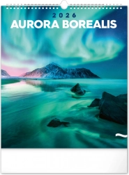 Calendar de perete Aurora Boreală 2026