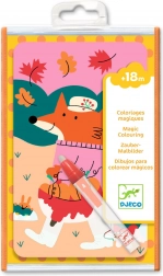 Cărți de colorat cu apă 4 anotimpuri DJECO