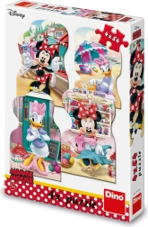 Puzzle Minnie și Daisy Vară 4x54 piese