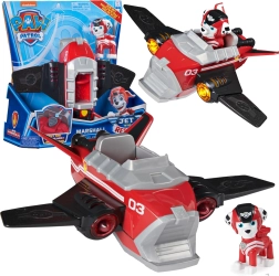 Paw Patrol Marshall, avion cu reacție de salvare cu lumină și sunet