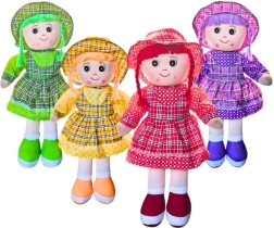 Păpușă din pânză Miriam cu pălăriuță