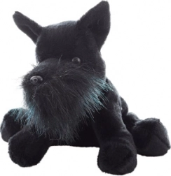 Câine de pluș schnauzer 16 cm