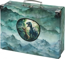 Geantă şcolară pliabilă Dino cu armături