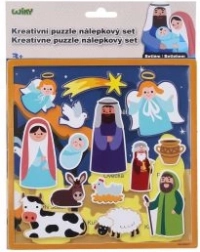 Set de puzzle creativ cu autocolante Betlém