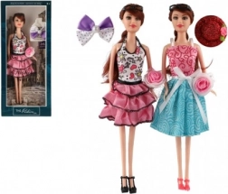 Păpușă de modă articulată cu accesorii 30 cm