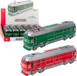 Jucărie tren cu efecte de lumină, sunet și abur