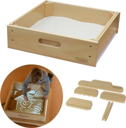 Masterkidz ramă pentru pictură cu nisip cu accesorii