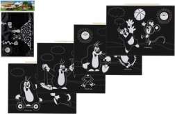 Tablou de zgâriat Krtek și prietenii