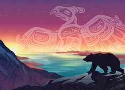 Puzzle Cobble Hill Vântură-verde și Urs 500 piese