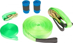 Set slackline cu protecție pentru copaci