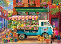Puzzle EUROGRAPHICS Dubița cu flori 1000 piese