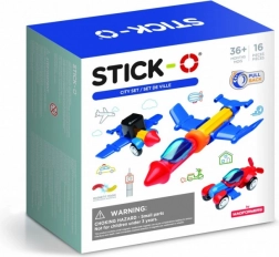 set de construcție magnetică STICK-O oraș 16 piese