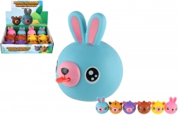 Animăluț de cauciuc care șuieră cu limbă 6 cm