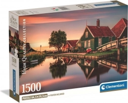 Puzzle CLEMENTONI Satul istoric Zaanse Schans 1500 piese