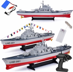 Navă de luptă controlată de la distanță LHD-881 la scara 1:390