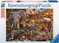 Puzzle Ravensburger Animale din Africa 3000 piese