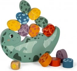 Joc de echilibru din lemn Dino