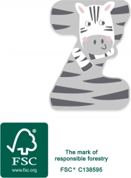 small foot literă de lemn Z