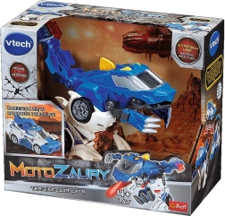 VTech Motozaury Therizinozaur Oxor – jucărie interactivă 2‑în‑1 mașină de poliție