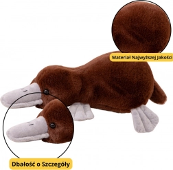 Jucărie din pluș ornitorinc maro 32 cm