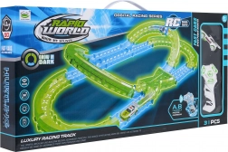 Pistă de curse luminoasă pentru întuneric, 31 piese