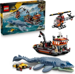 LEGO Jurassic World Atacul mosasaurului asupra navei