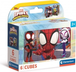 Cuburi ilustrate SPIDEY și prietenii lui uimitori – 6 cuburi