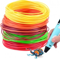 Rezerve pentru pix 3D – set de 5 culori – Varianta A