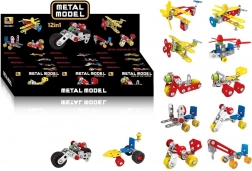 Joc de construcție mijloc de transport metal/plastic