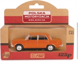 Model metalic PRL Fiat 125p la scară 1:43 – maro