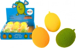 Minge antistres de strâns în formă de jackfruit – jucărie din cauciuc extensibilă