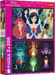 Puzzle 2×200 piese Disney PRINCESS – Prințese fermecătoare