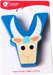 Classic World Litera Y din lemn