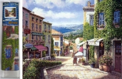 Norimpex Pictură cu diamante Străduța însorită 30x40 cm