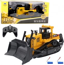 Buldozer RC cu telecomandă 1:16 – galben