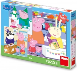 Puzzle PEPPA PIG – după-amiază veselă 3×55 piese