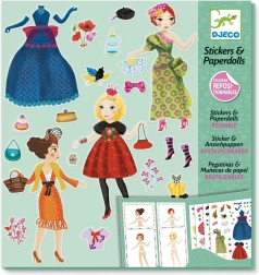 Djeco set de autocolante pentru creatoare de modă