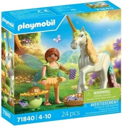 Playmobil Princess Magic – unicornul Rainbow Flower cu zâna